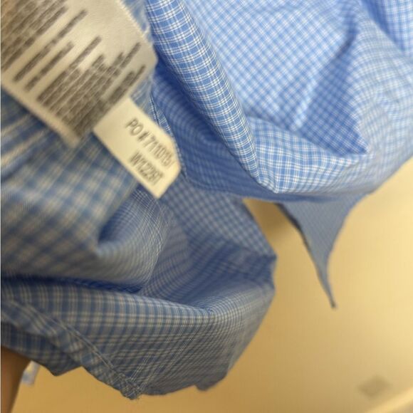 Nautica Mens Button Down Dress Shirt Wrinkle Resistant Slimmer Fit XL - Picture 6 of 6